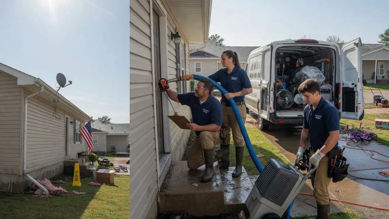 Ceiling Water Damage Restoration in East Wilton, ME near me